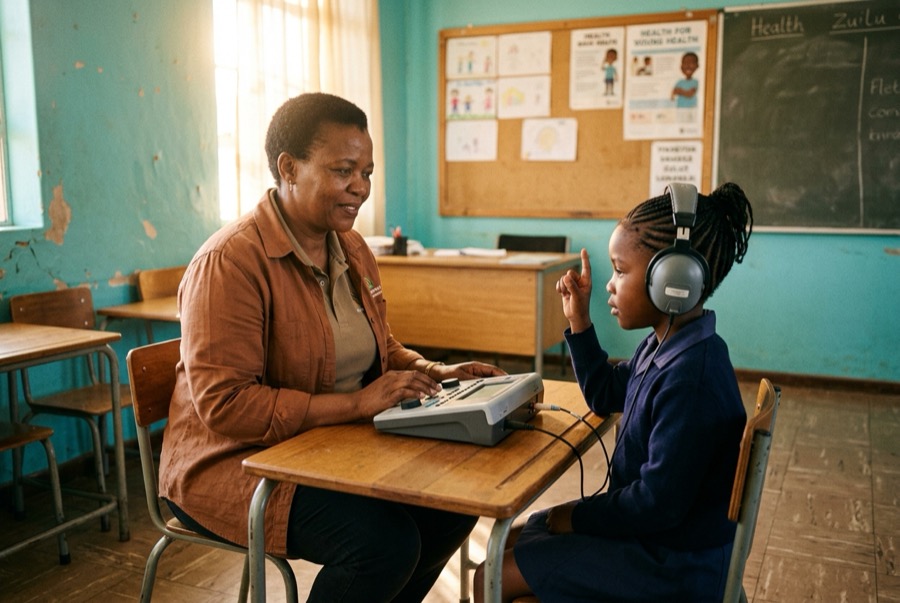 Learners tested/screened for audiology — Adopt-a-School Foundation