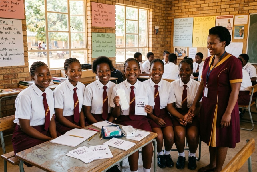 Sanitary pads distributed — Adopt-a-School Foundation
